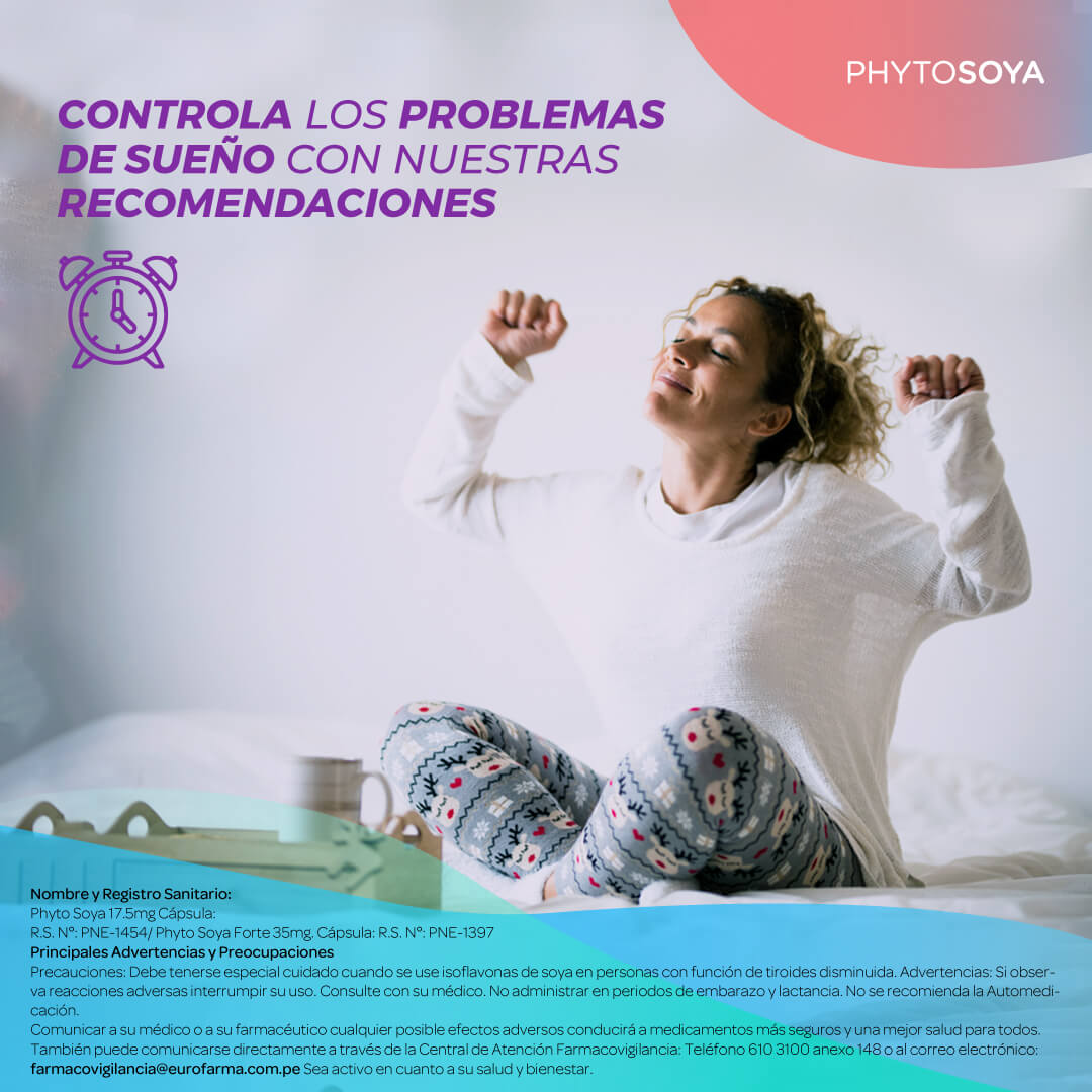 Controla los problemas de sueño - PHYTO SOYA