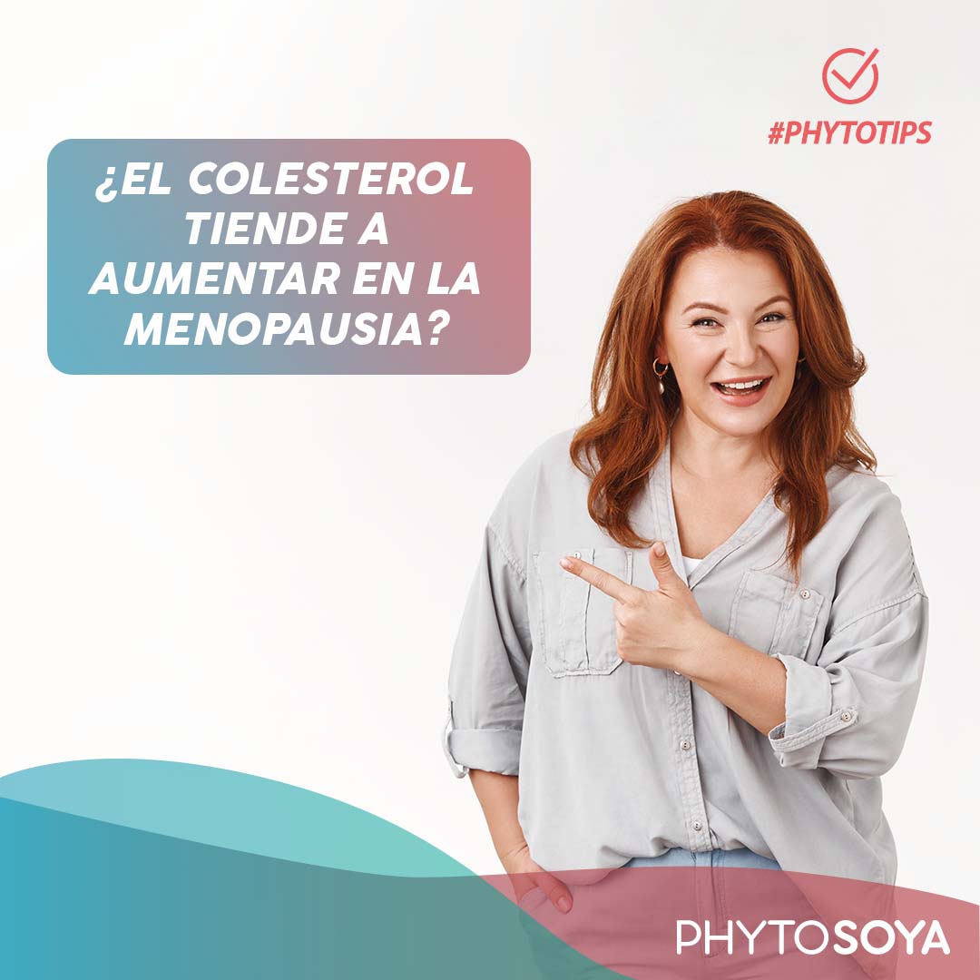 El colesterol tiende a aumentar en la menopausia - PHYTO SOYA